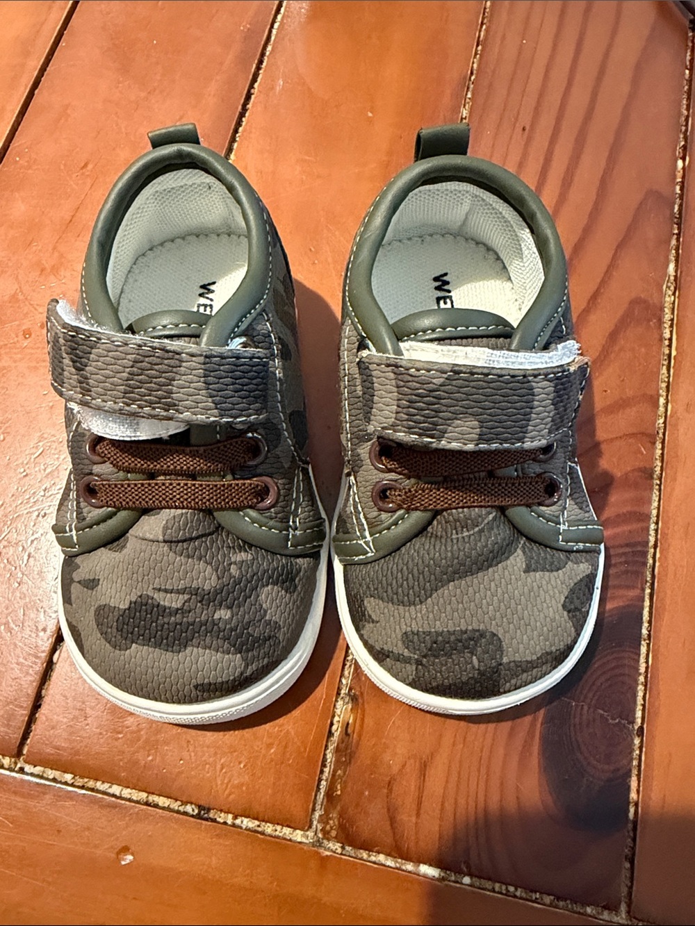 Toddler Gray Camo Hook-and-Loop Sneakers